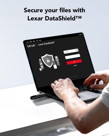 Lexar 64GB flash drive — USB 3.2 Gen 1 with 100MB/s speed