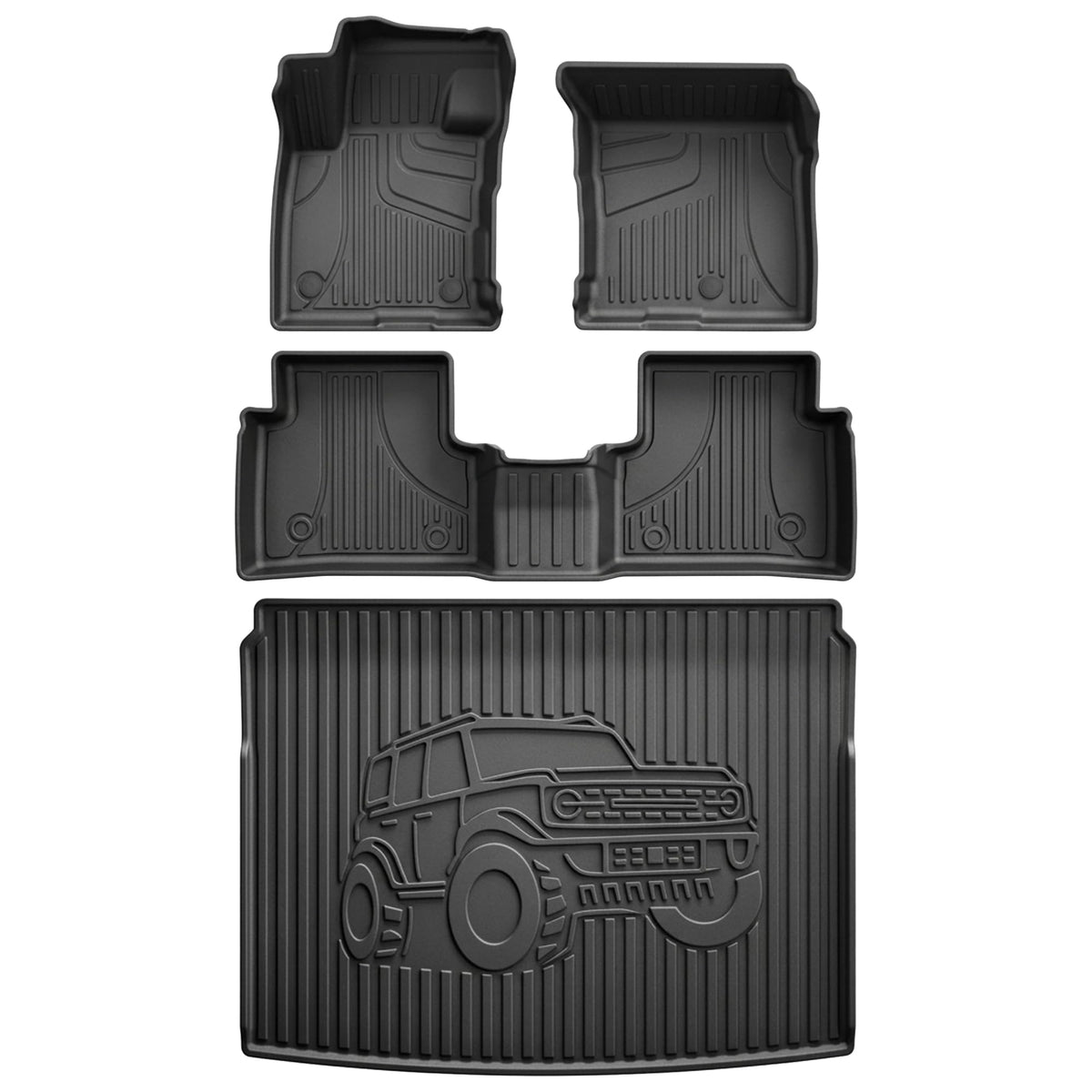 AOMSAZTO vehicle mat with all weather protection for Ford Bronco Sport 2021-2026.