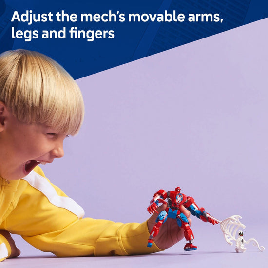 LEGO Marvel Spider-Man mech building toy set — includes Anti-Venom figure and vehicle