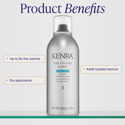Kenra Dry Volume Burst 3 — Instant volume hairspray with soft hold