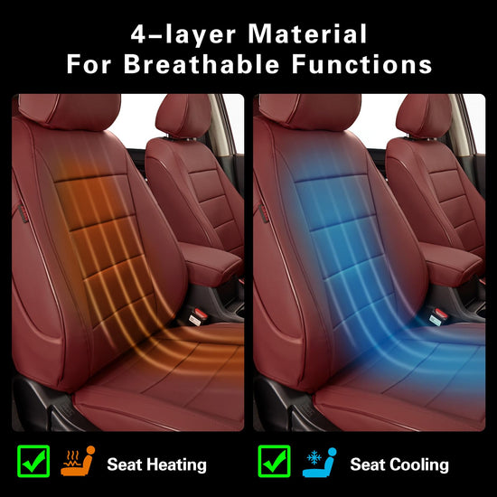 EKR CRV seat covers — custom fit faux leather for Honda CRV 2023-2026