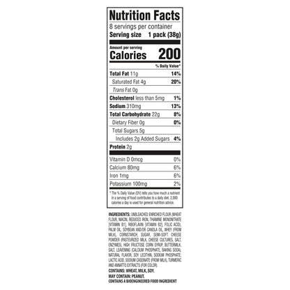 RITZ cheese sandwich crackers — lunch snack packs, 48 count pack