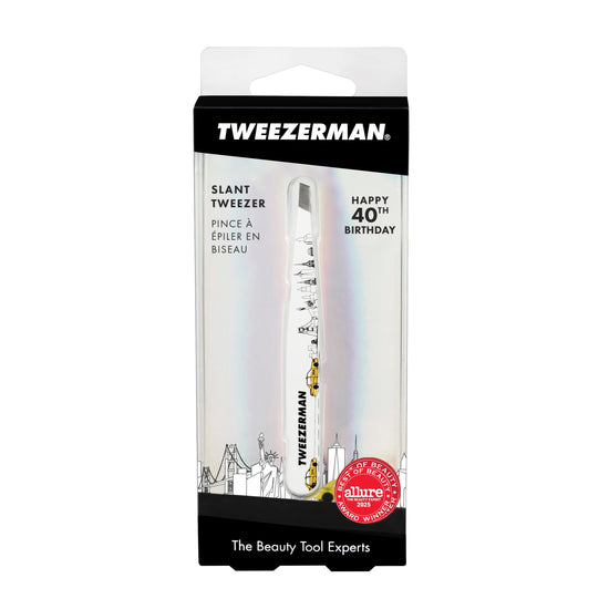 Tweezerman slant tweezer - stainless steel design