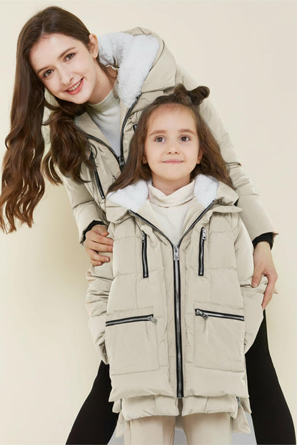 Orolay children hooded down coat - Quilted puffer jacket for winter wear
