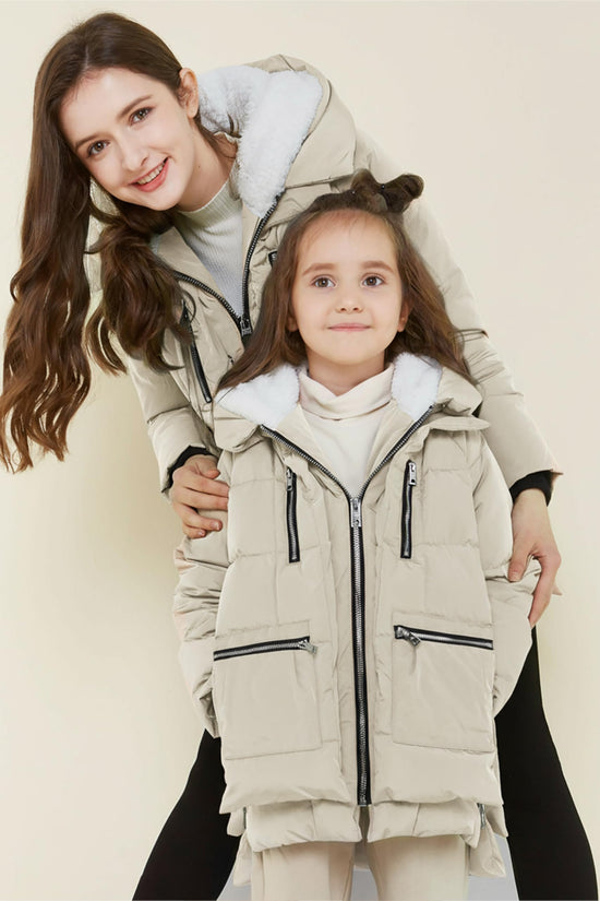Orolay children hooded down coat - Quilted puffer jacket for winter wear