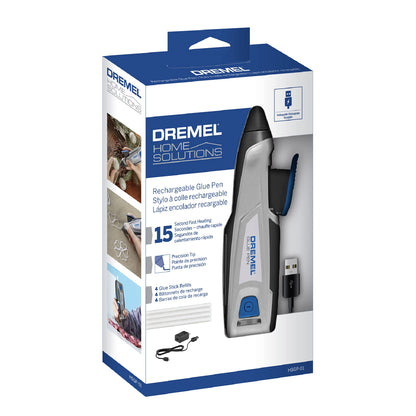 Dremel hot glue gun — Cordless and rechargeable with precision drizzle tip