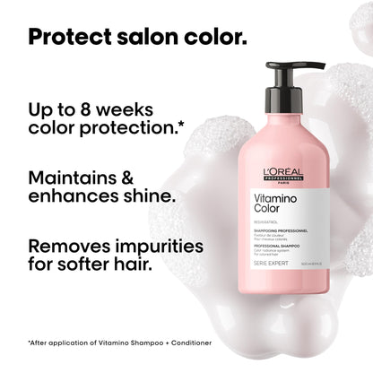 L'Oreal Professionnel Paris Vitamino Color Shampoo — protects and preserves color