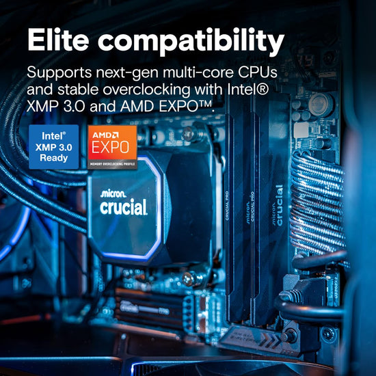 Internal memory — Crucial Pro 32GB DDR5 RAM kit