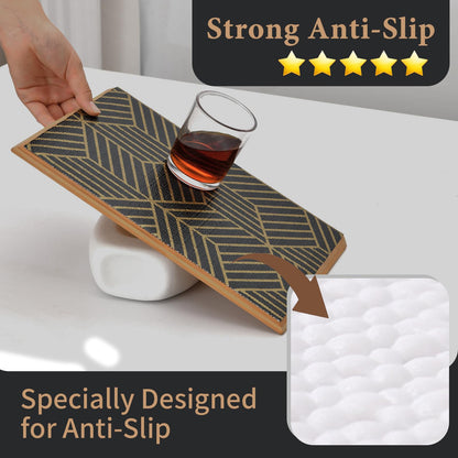 Furniture liner — Non-slip gold geometric design, easy to clean for cabinets and drawers