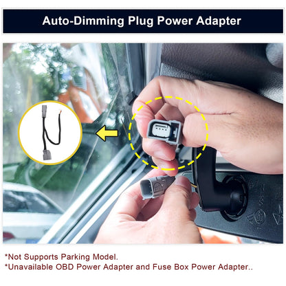 Mangoal 4K dash cam — Custom fit for Jeep Gladiator and Wrangler models 2018-2024