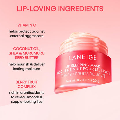 LANEIGE Lip Sleeping Mask — Nourishing and hydrating formula for dry lips