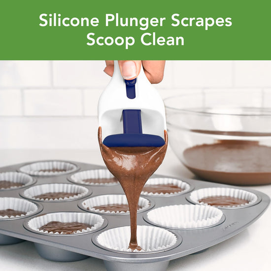 Tovolo food scoop — easy cupcake portioning tool