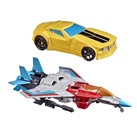 Toy figure — Transformers Bumblebee and Starscream 2-pack for kids 6 and up
