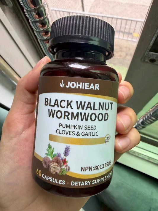 20 in 1 Black Walnut Wormwood Clove Cleanse for Humans Capsules, Natural Gut Detox & Digestive Health, Pumpkin Seed, Berberine, 10:1 Ultra-Concentrated Liposomal Tech 98% Absorption, Vegan 60 CT