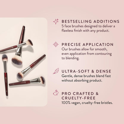 BK Beauty cosmetic brush set — professional makeup brushes for flawless application
