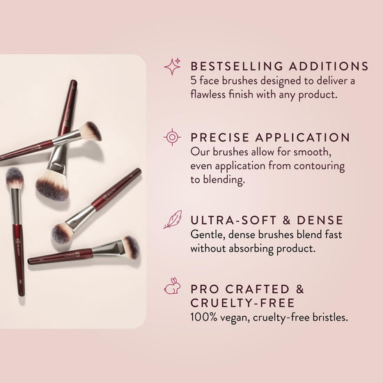 BK Beauty cosmetic brush set — professional makeup brushes for flawless application