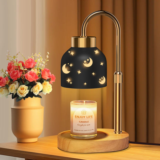 seenlast lamp with adjustable height and dimmer for candle warming