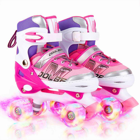 Sowume roller skates with illuminating wheels for girls and women