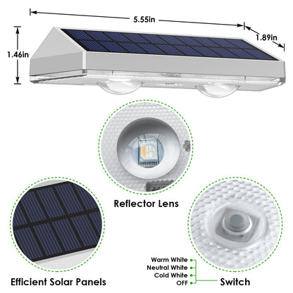 Light fixture — Solar fence lights by LIANGLOME