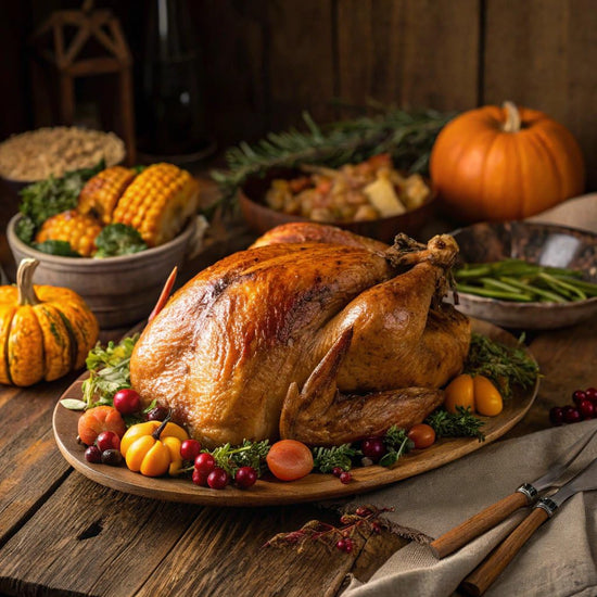 Butterball frozen young turkey - 8 lbs, serves 3 to 5 people.