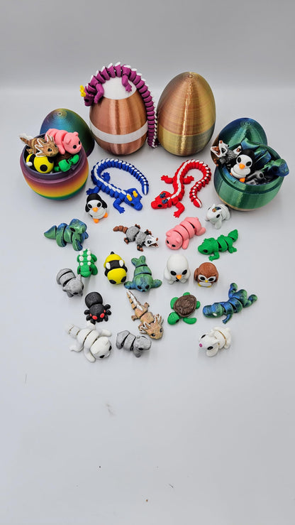 ZZ LIFE figurine — 3D printed articulating designs with mystery egg