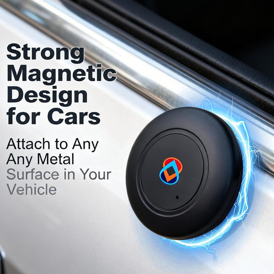 GPS Tracker for Vehicles, Cars, Motorcycles & Fleet - Real-Time Portable Magnetic Tracking Device, No Monthly Fee No Subscription, Global Coverage Location Tracker for Car Kids, Elderly, Pets & Assets