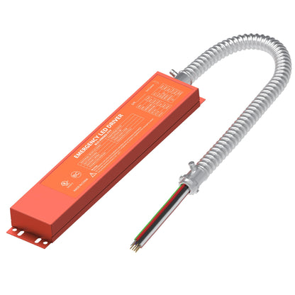 AC100V-347V Emergency LED Driver, Output 170VDC 8W Over 90mins Emergency Time, Retrofit Dimmable LED Light Fixture into Emergency System (UL Certified)