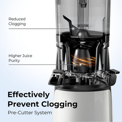 EanOruus juicer — 3-in-1 cold press with large capacity and extra large chute