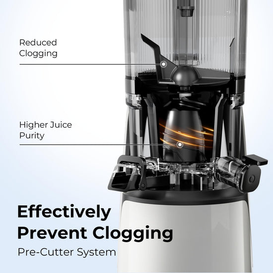 EanOruus juicer — 3-in-1 cold press with large capacity and extra large chute