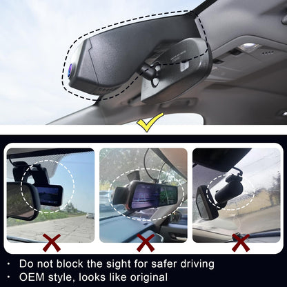 Mangoal onboard camera — custom fit for Cadillac XT5 and XT6 with 4K video