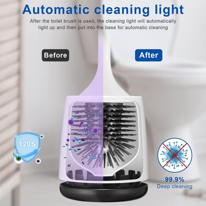 Electric cleaning brush — efficient toilet cleanerElectric cleaning brush — hygienic toilet cleaning solution.
