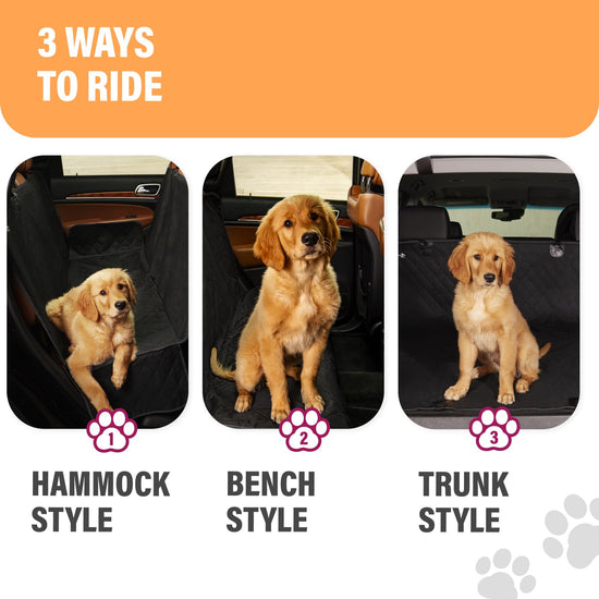 Active Pets vehicle seat cover — waterproof backseat protector for dogs