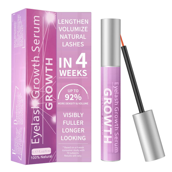 Eyelash growth serum — volumizing formula with natural ingredients, vegan and cruelty-free 5mL
