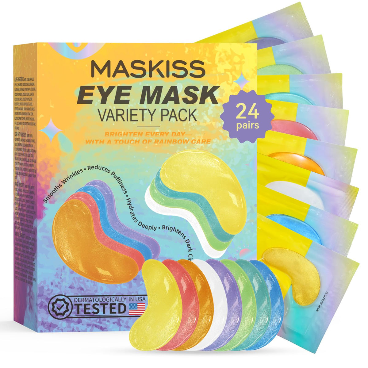 Maskiss under eye patches — collagen eye mask for puffiness and dark circles