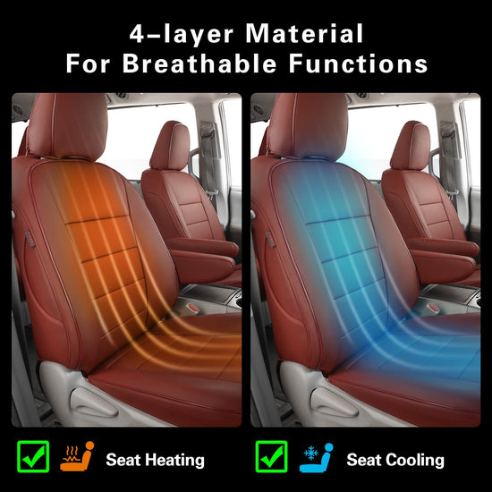 EKR Optima seat covers - Custom fit faux leather for Kia Optima 2016-2020