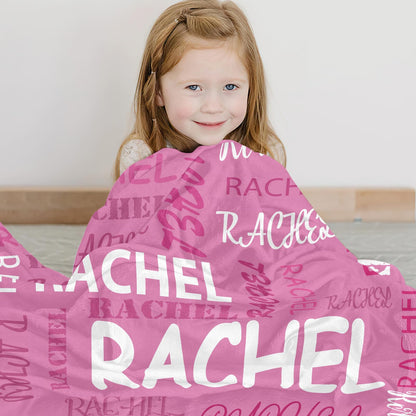 Corissy personalized custom blankets for kids with name and next day shipping