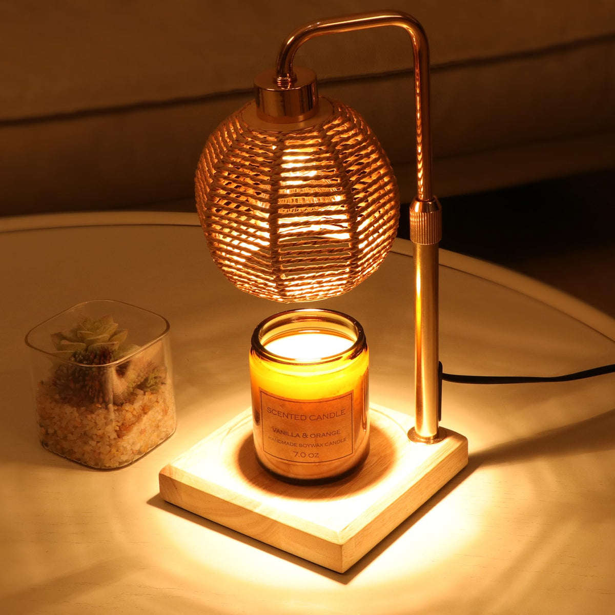 Yohonk lamp — candle warmer with timer and dimmable feature for home decor