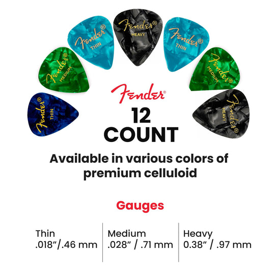 Fender plectrum sampler pack