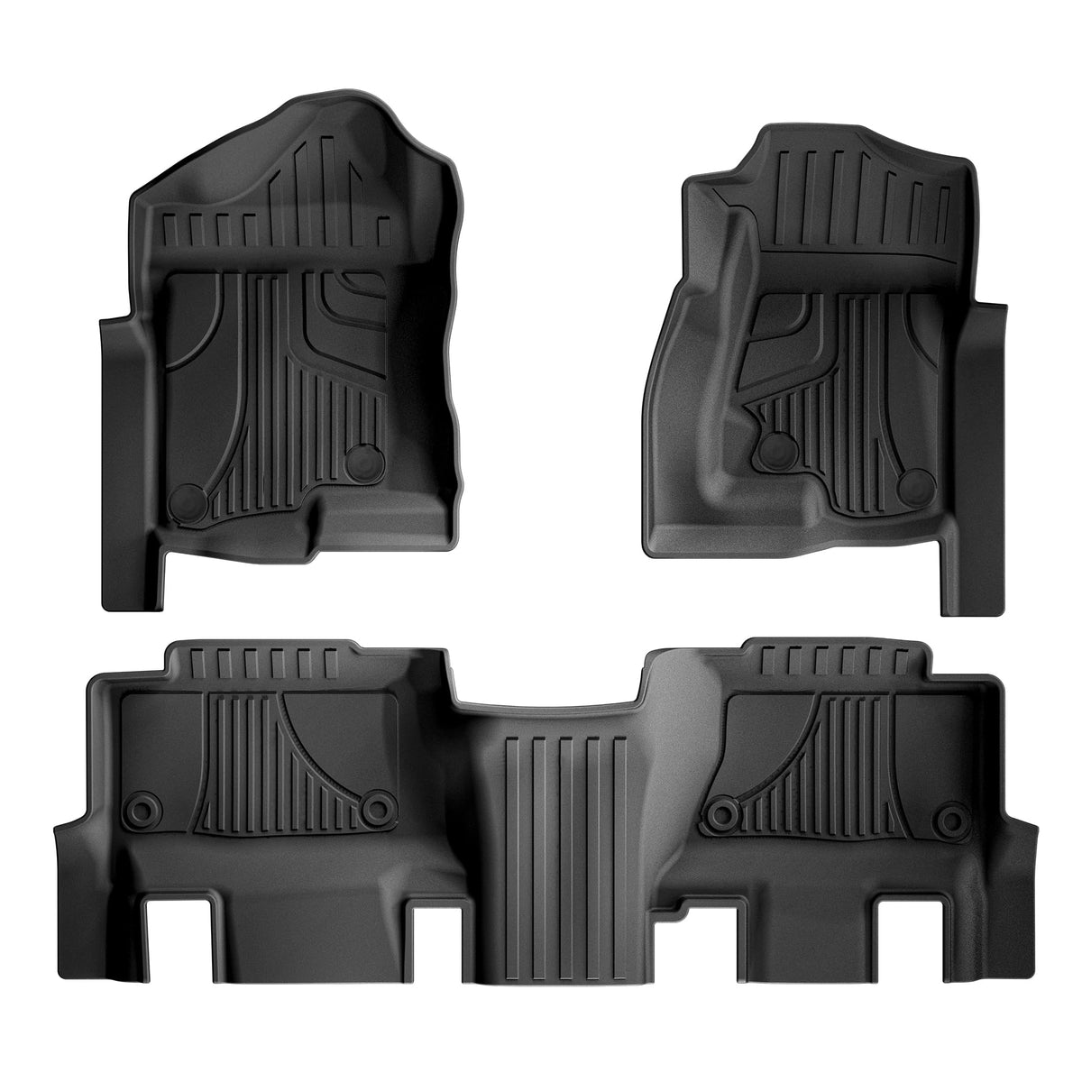 Vehicle mat — All weather floor mats for 1999-2006 Chevy Silverado and GMC Sierra crew cab