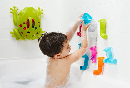 BATH_TOY — Boon Pipes building toddler bath tub toy for kids 12 months and up