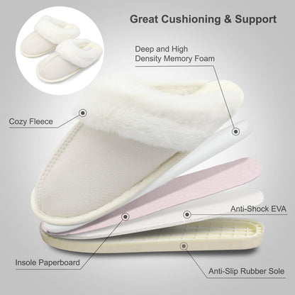 Besroad winter fuzzy slippers — plush faux fur slide shoes for womenBesroad winter fuzzy slippers — plush faux fur sandals for women