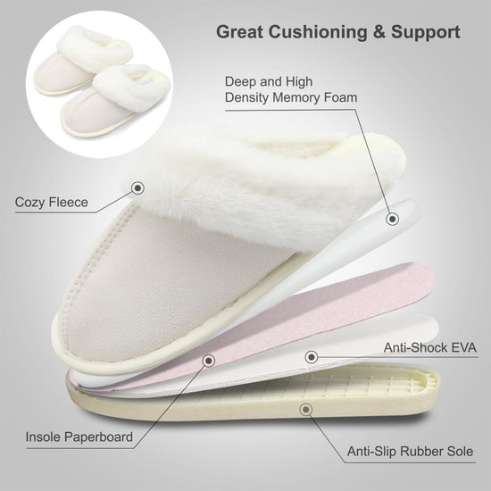 Besroad winter fuzzy slippers — plush faux fur slide shoes for womenBesroad winter fuzzy slippers — plush faux fur sandals for women