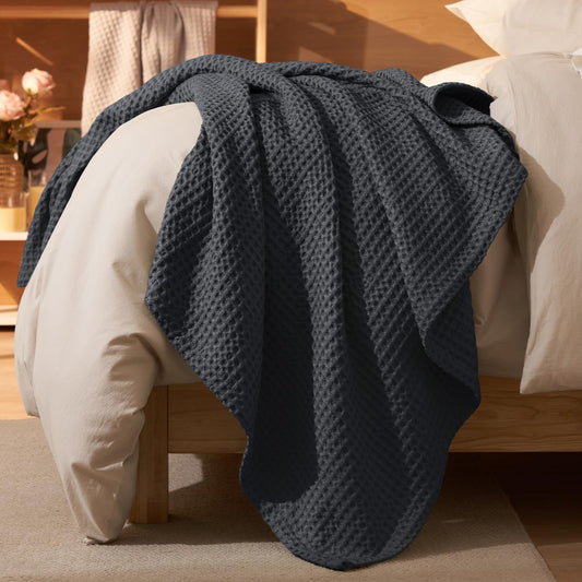 Blanket — polyester waffle weave design by PHF