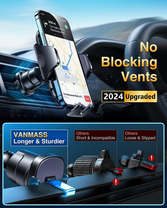 VANMASS portable electronic device mount — true military-grade suction and clip