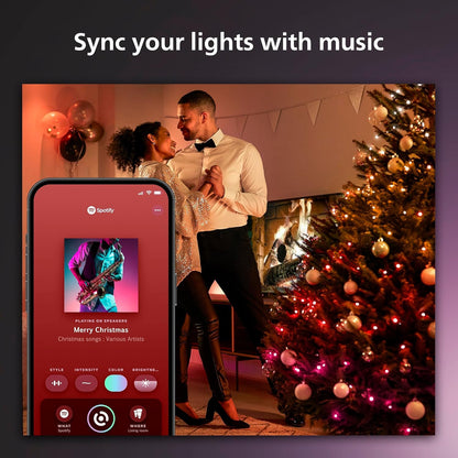 Philips Hue string lights — 65-foot color changing with smart control and weatherproof design