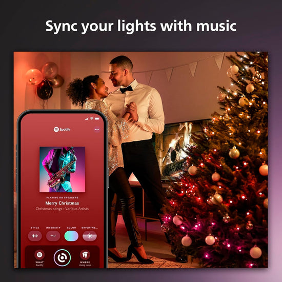 Philips Hue string lights — 65-foot color changing with smart control and weatherproof design