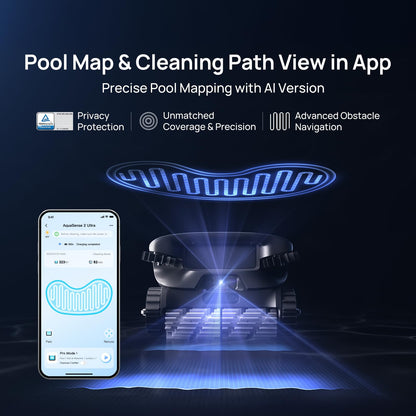 Beatbot AquaSense 2 cordless robotic pool vacuum — AI mapping and app control