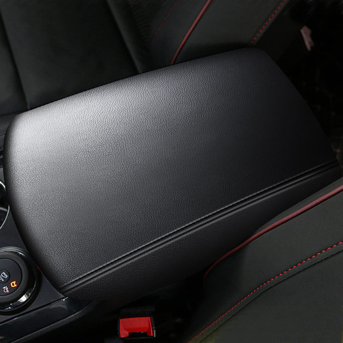 AOMSAZTO armrest console covers for Ford Explorer 2011-2019 in black