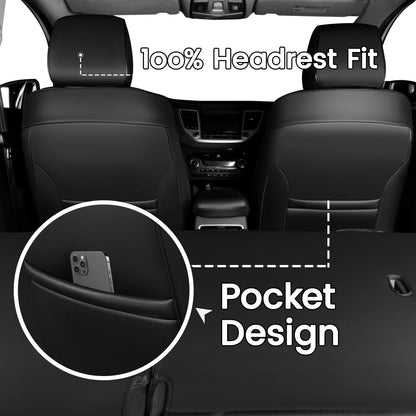 HKZ vehicle seat cover — Custom leather seats for Hyundai Tucson 2019-2021