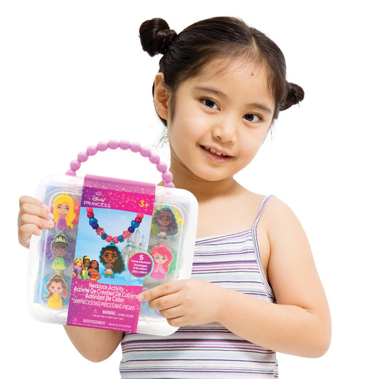 Disney Princess art and craft kit — create custom necklaces with beads and charms